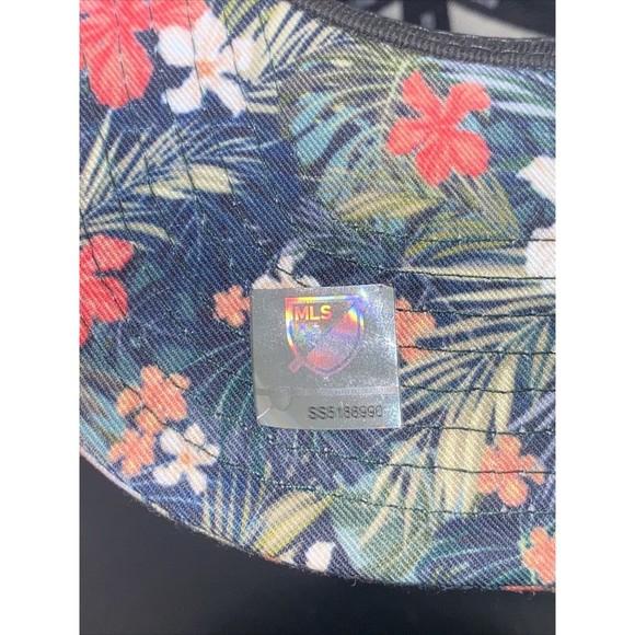 Fanatics Snapback Hat Floral One Size Embroidered LA Los Angeles FC‎ MLS Black - Picture 12 of 14